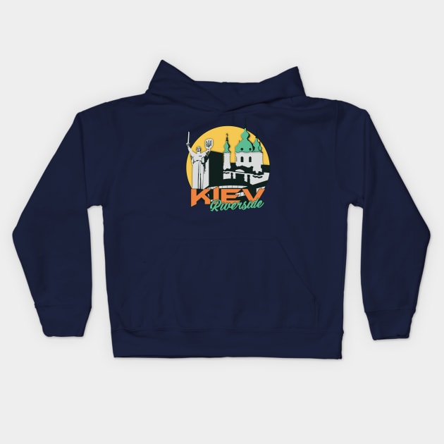 Kiev Riverside Kids Hoodie by Darío Lafuente